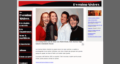 Desktop Screenshot of eveningsisters.com
